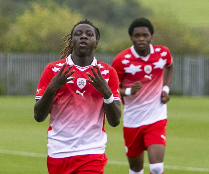 Main image for Jalo nets 4 as u18s thrash Spurs 5-0