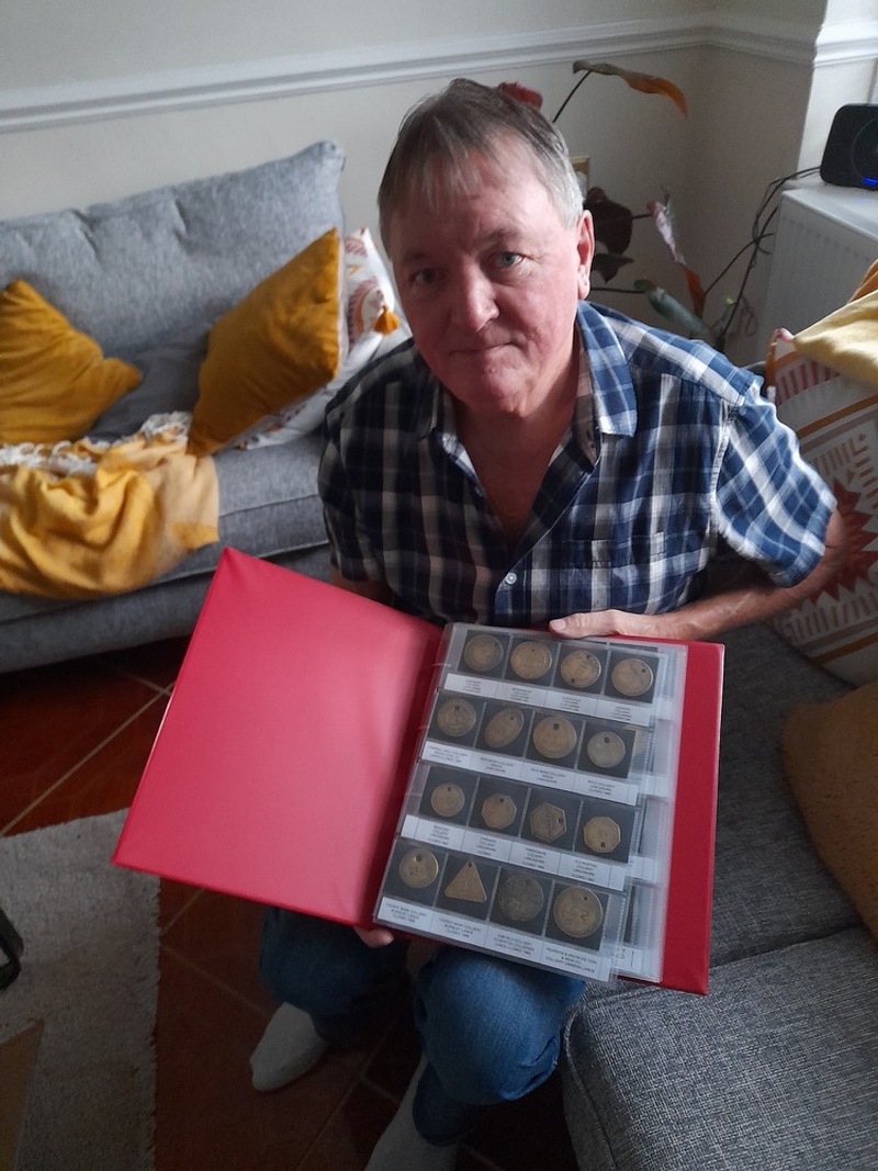 COLLECTOR: Former miner Bill Bennett.