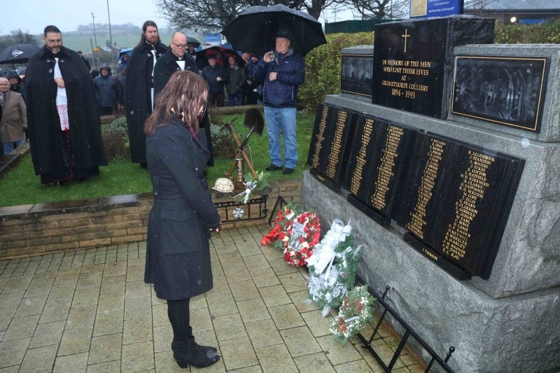 WREATH LAID: MP Stephanie Peacock at last Thursday’s event.