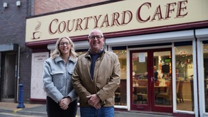 SUPPORT: Robyn Thomson with her dad Ron Ford.