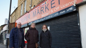 CLOSURE: Councillors Martin O’Donoghue, Janine Moyes and Nicola Sumner. Picture: Scott Firth.