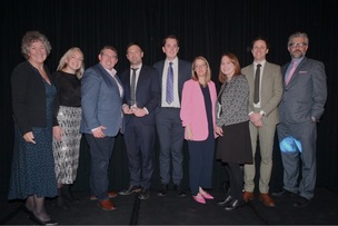 AWARD WINNERS: The economic development team.