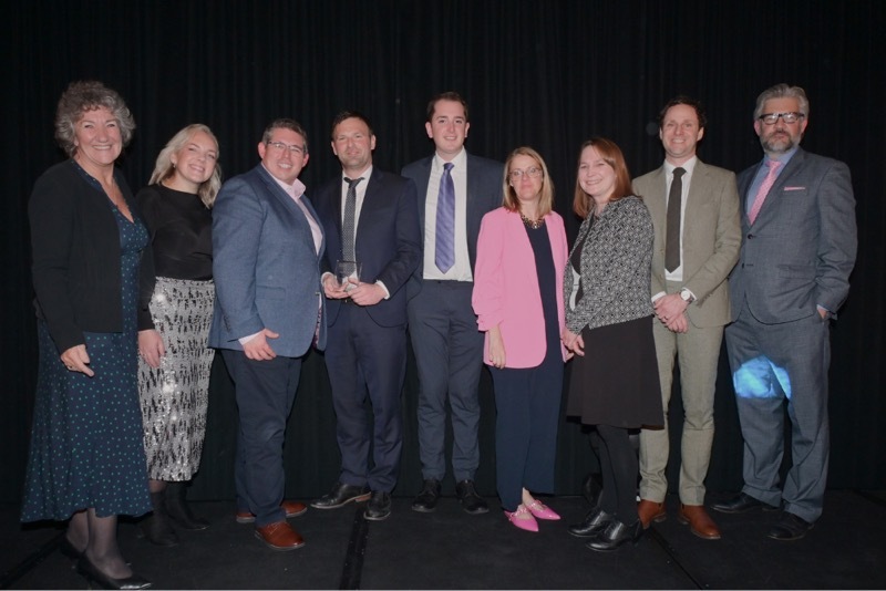 AWARD WINNERS: The economic development team.