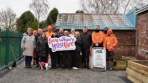 LOVE WHERE YOU LIVE: The garden was opened last week. Picture: Scott Firth.