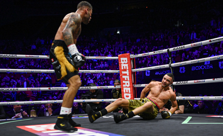 Main image for Simpson falls short in the ring but shows his class with reaction