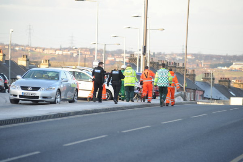 Main image for Woman falls under train