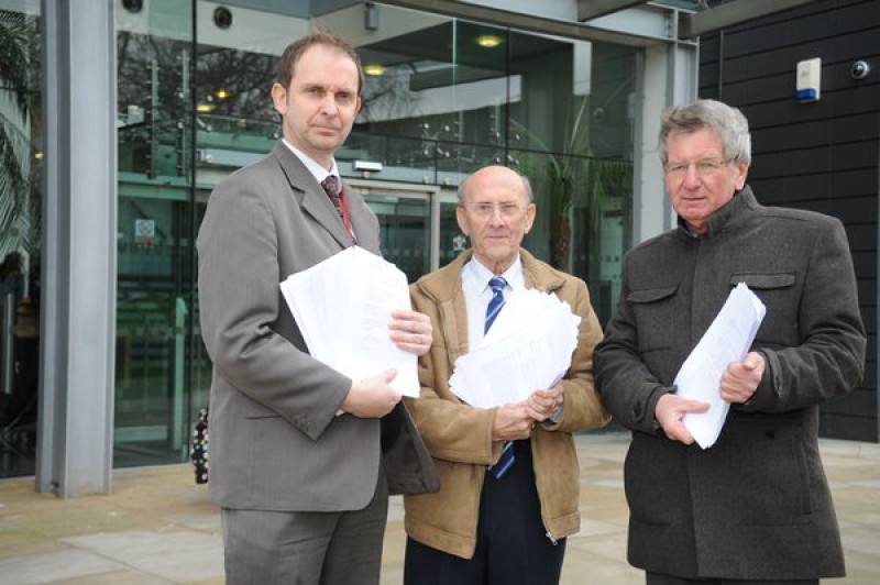 Main image for Councillors hand in 300 letters of objection against redevelopment at Royston School