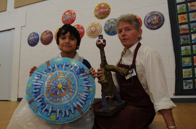 Main image for Artist and kids get creative