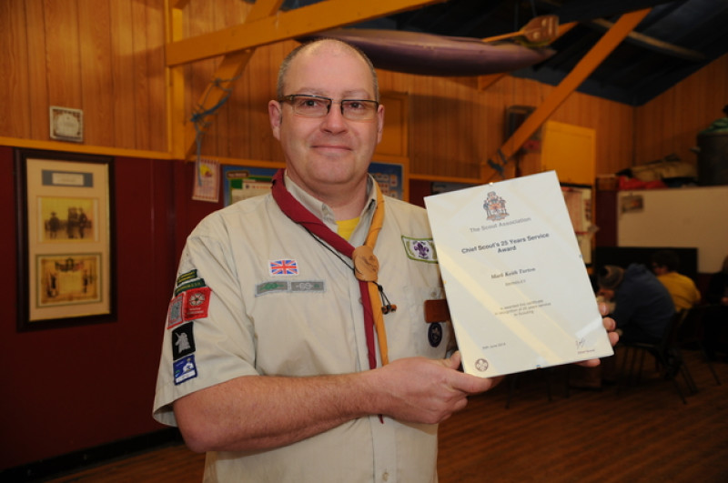 Main image for Scout leader's long service commended