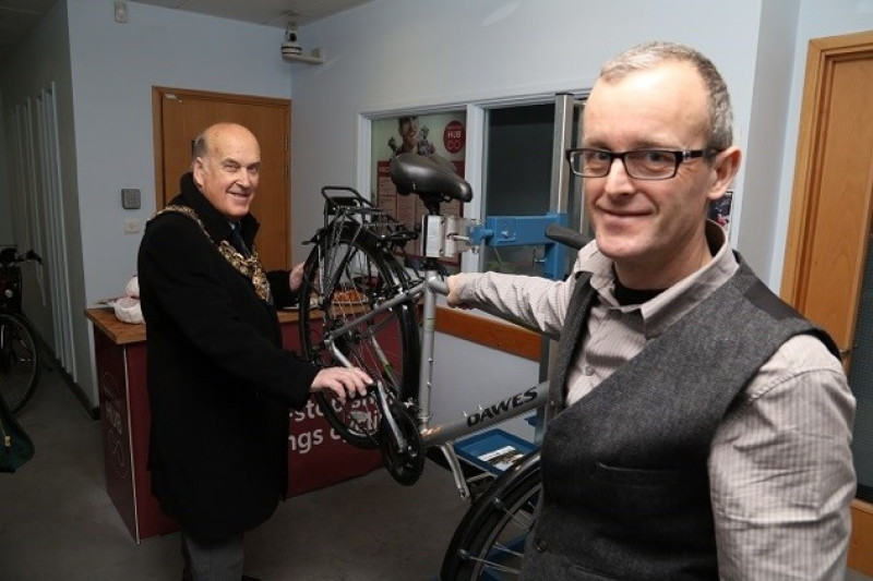 Main image for Cycle hub gets off on right track