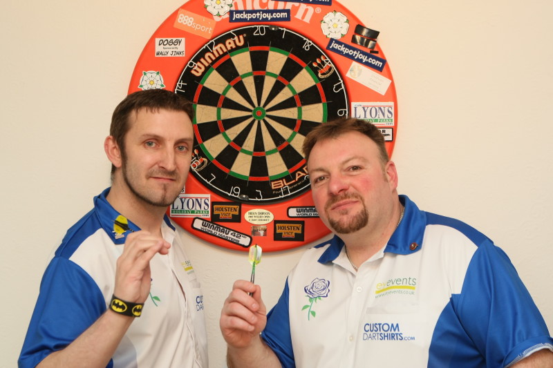 Main image for Thurnscoe throwers Copley and Dawson get call-ups for England darts team