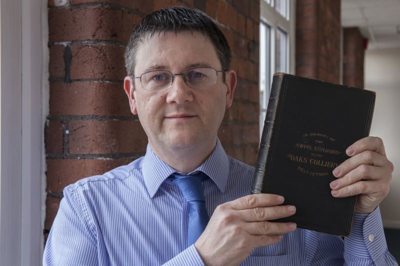 Main image for Rare Oaks bible makes return to Barnsley