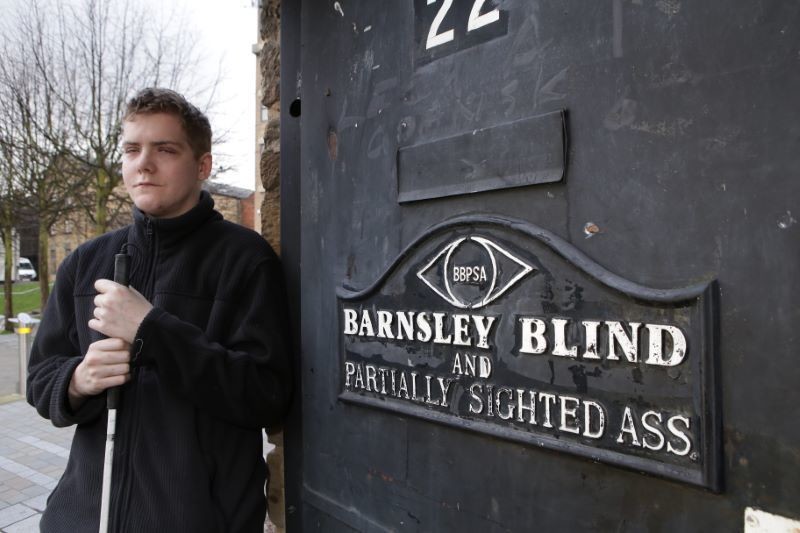 Main image for Blind man’s plea for the future