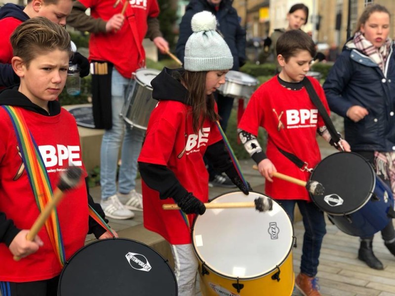 Main image for Band keeps banging the drum...