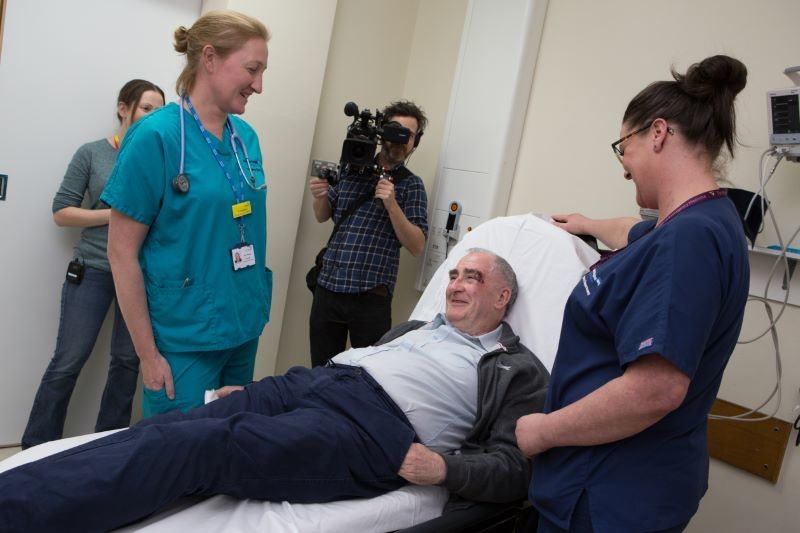 Main image for Cameras rolling at hospital