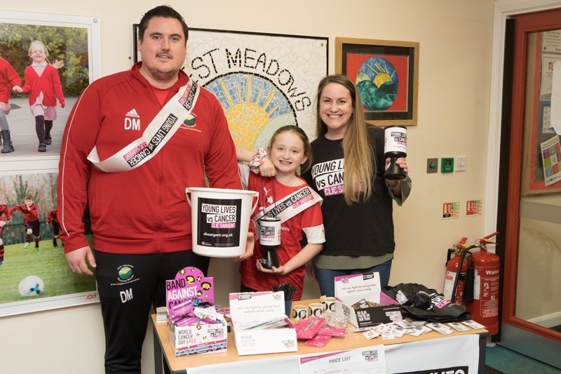 Main image for Youngster raises cash for cancer charity