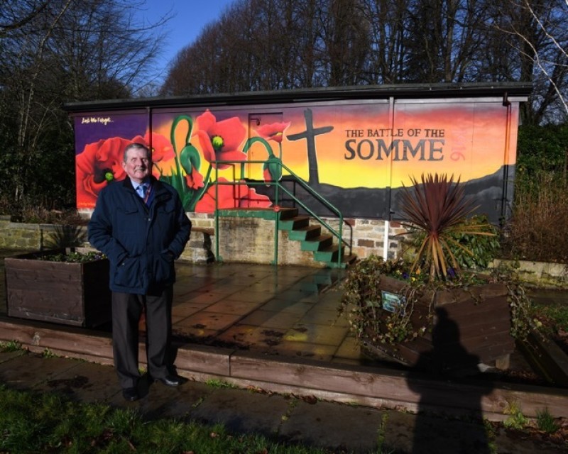 Main image for War memorial back to its best after vandal attack