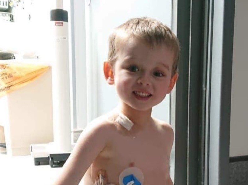 Main image for Generosity helps fund Oliver’s treatment