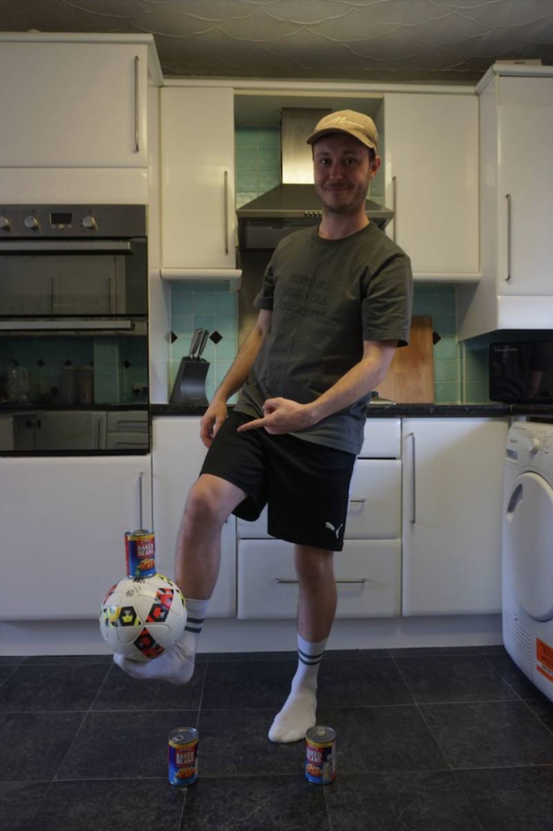 Main image for Football freestyler sets sights on another record