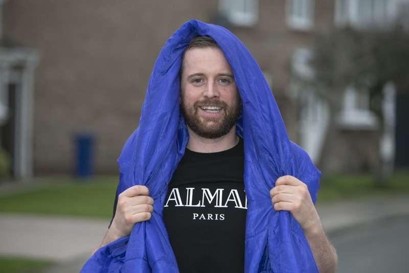 Main image for Nick sleeps rough to raise awareness