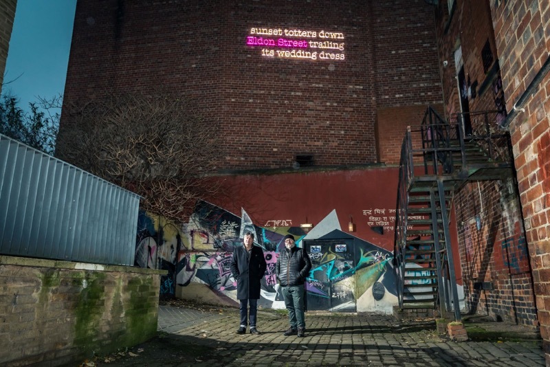Main image for Alleyway brightened up by artwork