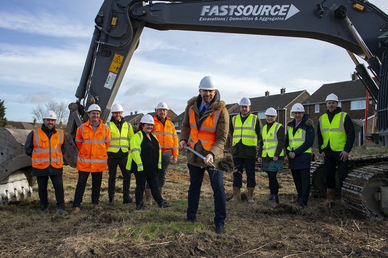 Main image for Council break ground on new estate
