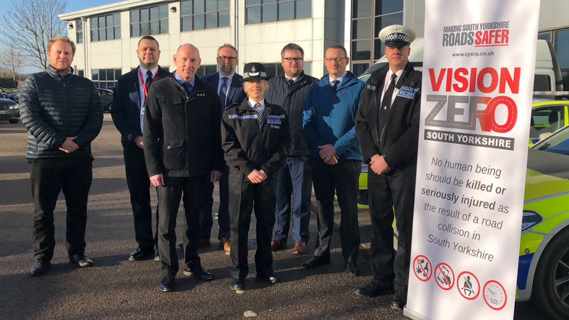 AMBITION: Partners including Coun James Higginbottom at the SYSRP declaration.