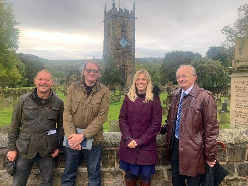 DELIGHTED: Miriam Cates MP alongside Couns Barnard, Wilson and Hand-Davis.