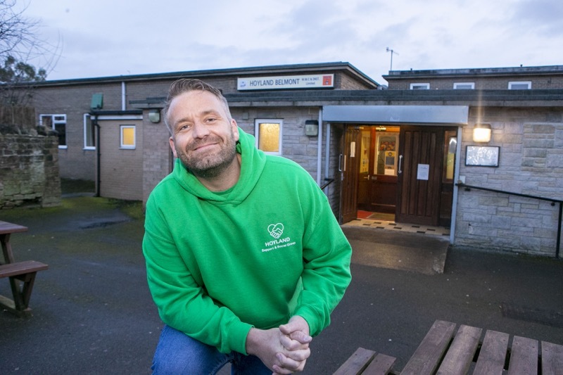 Mentally Strong: Simon Davies, who having had his own metal well being issues has formed a group which is now helping others in Hoyland. Picture Shaun Colborn PD091843
