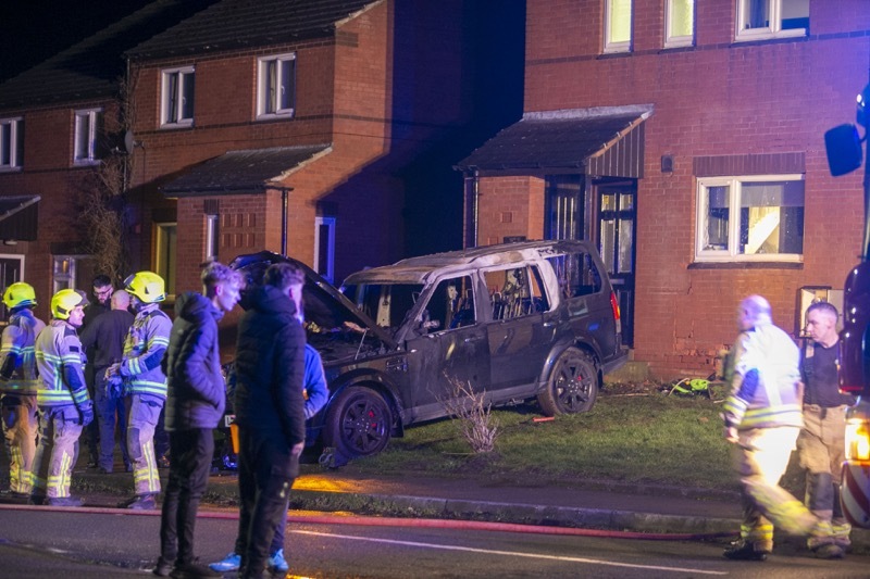 Main image for Arson attack prompts police search