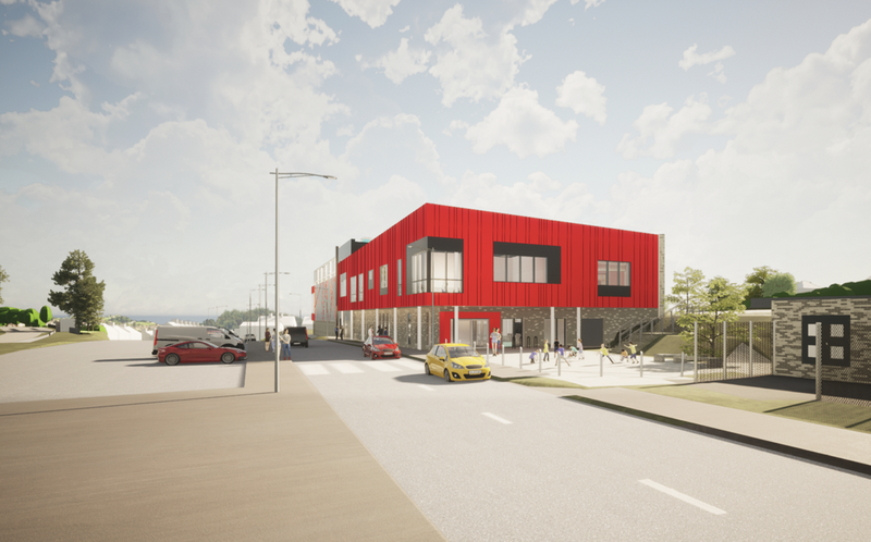 APPROVAL: An artist’s impression of the youth zone.