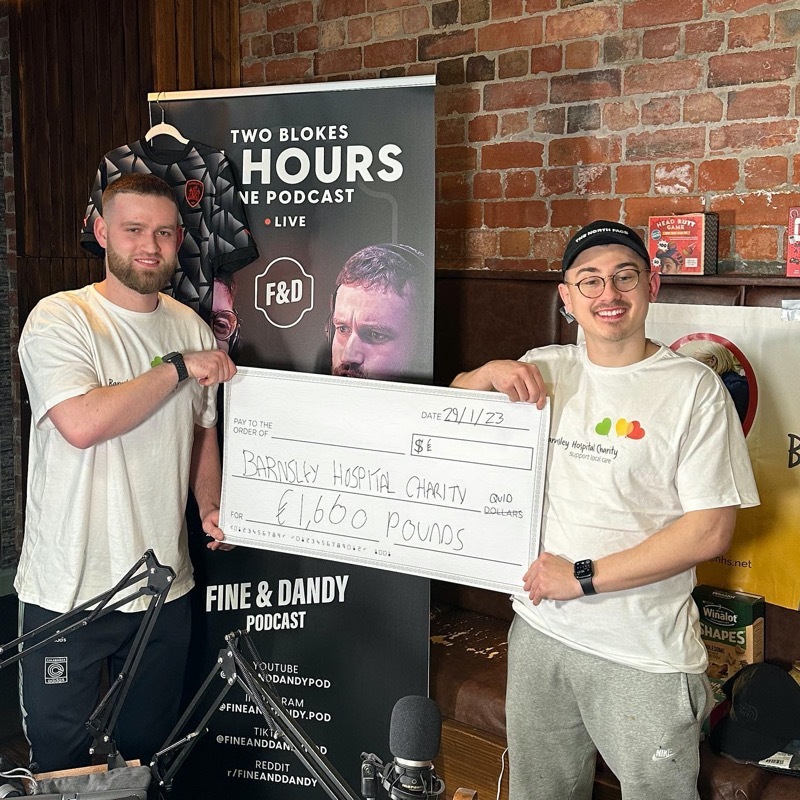 SUCCESS: Dan Nestor and Andy Kitchen’s fundraising podcast was a great success.