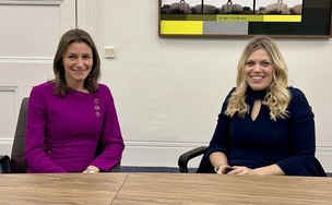 CAMPAIGN: Miriam Cates with Culture Secretary Lucy Frazer.