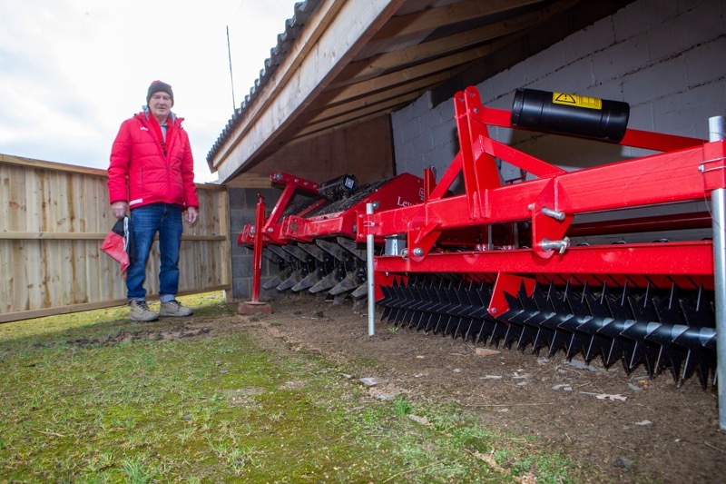 NEW GEAR: Barry Rose groundsman at Wombwell Town FC. Picture Shaun Colborn PD092868