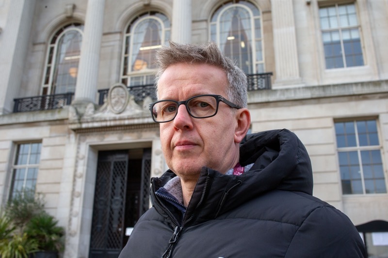 BOUNDARY CONCERNS: Coun Steve Hunt, who has concerns about forthcoming proposed council boundary changes,and how it may affect residents. Picture Shaun Colborn PD092891