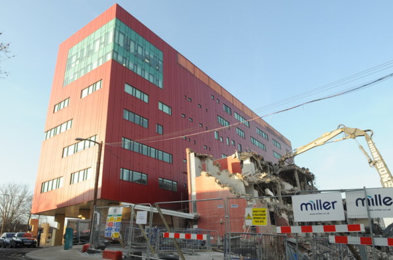 Main image for College site cleared for new park
