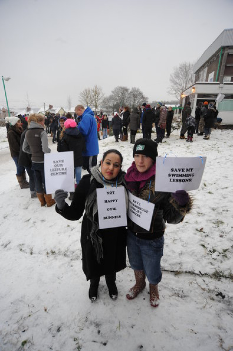 Main image for Protesters get extra month to save centre
