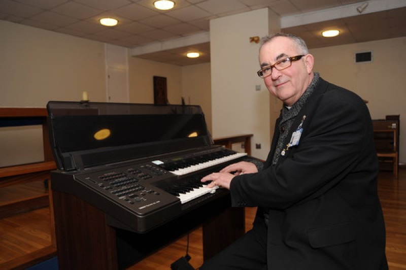 Main image for Donation is music to Fr Peter's ears