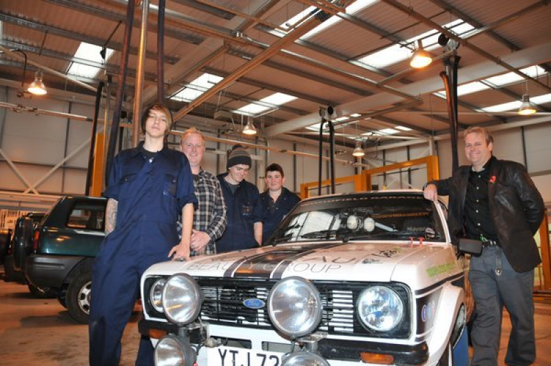 Main image for Businessman and rally champ brings students up to speed