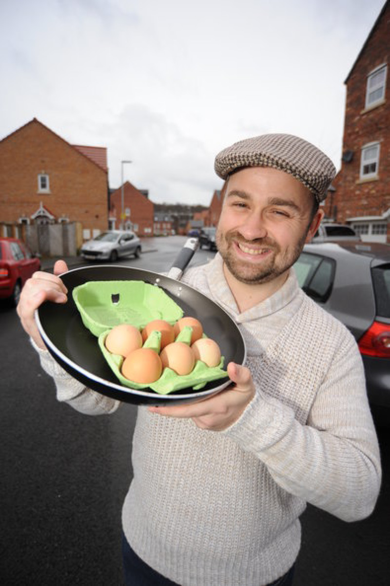Main image for Mark goes for the triple as he sells out for more eggs