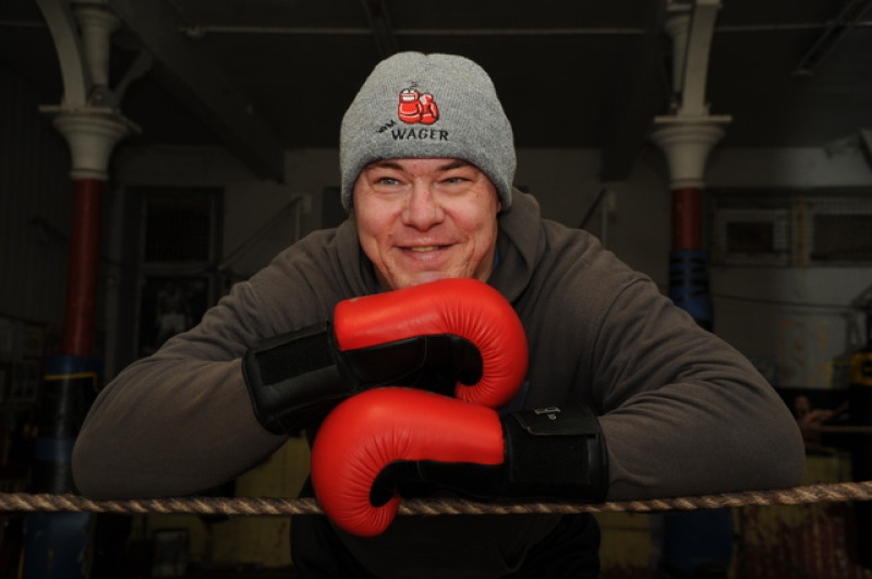 Main image for Danny slugs it out for charity