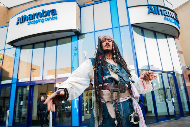 Main image for Pirate party lands at the Alhambra