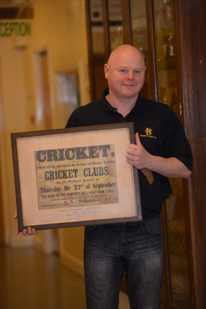 Main image for Barnsley sports memorabilia rescued from skip