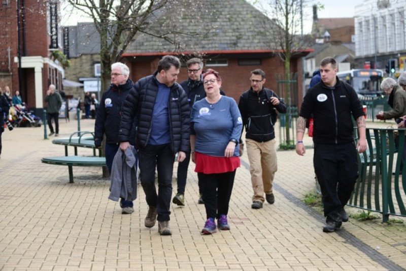 Main image for Wombwell cheers on Jo in charity trek