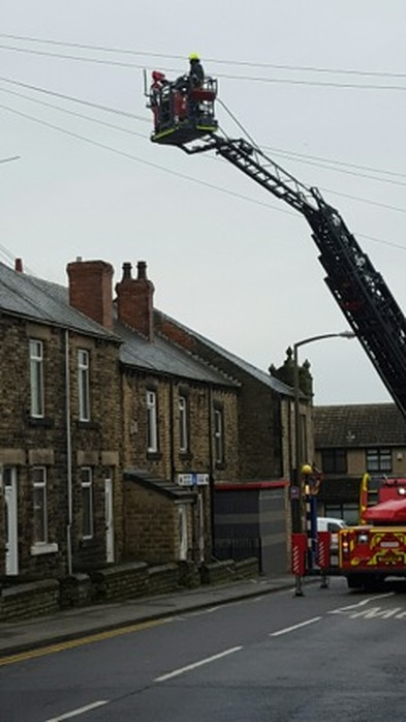 Main image for Crisis averted in wobbly chimney worry
