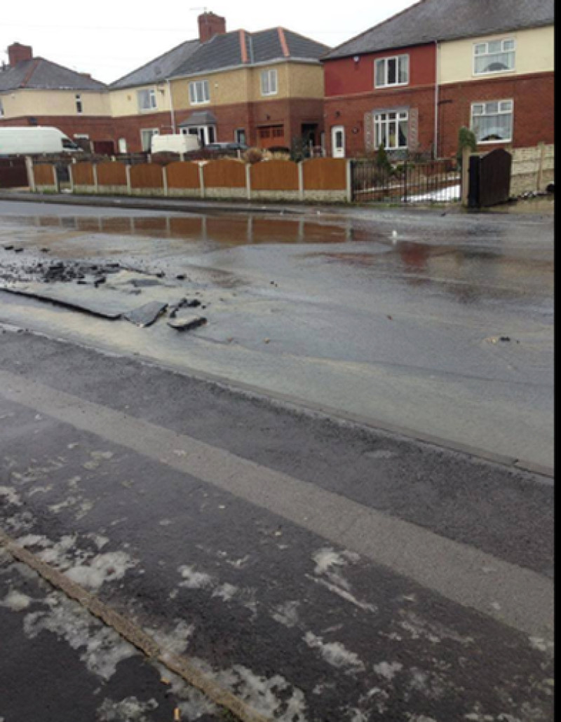 Main image for Emergency repairs for damaged road