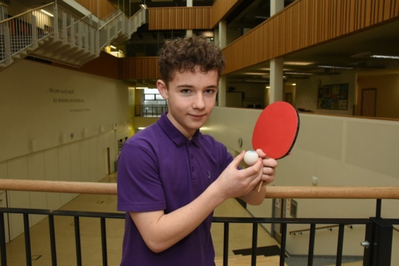 Main image for Table tennis success for Jake