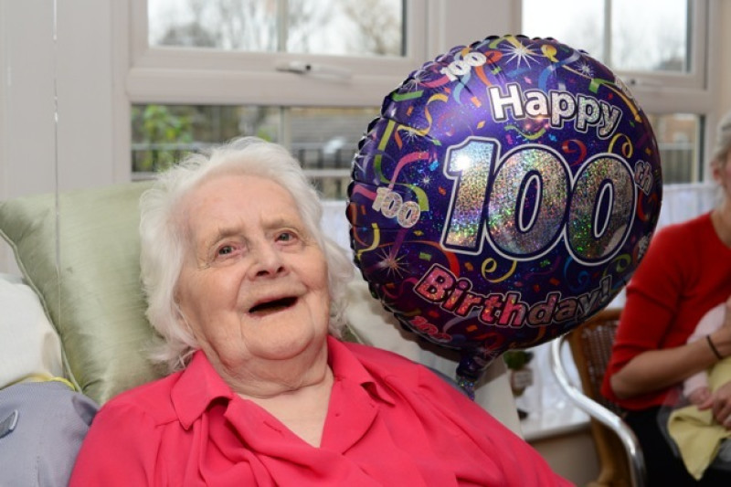 Main image for Ruth dances her way to 100