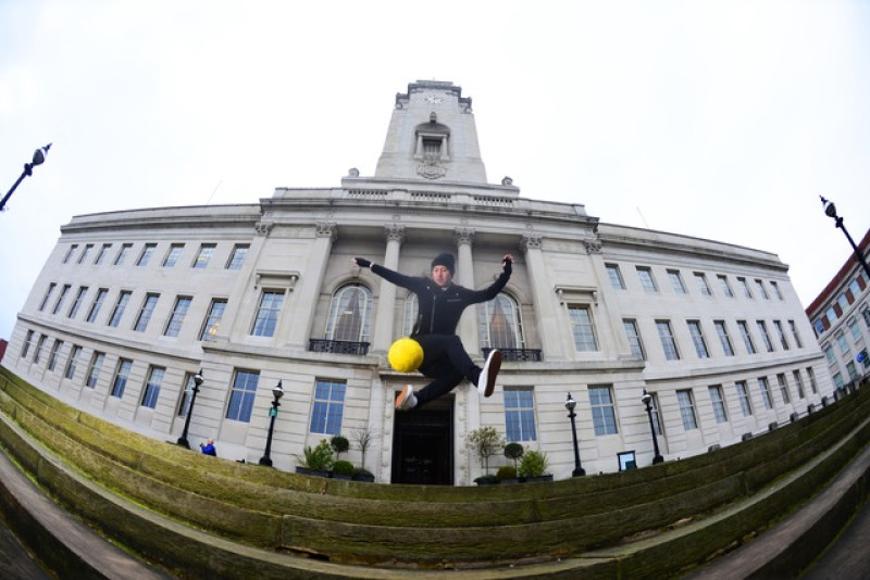 Main image for Record-breaking freestyler to teach town tricks after move to Barnsley