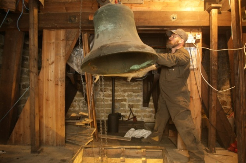 Main image for Historic church bells are reinstalled